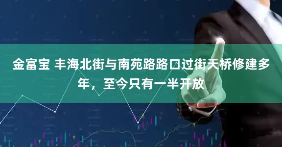 金富宝 丰海北街与南苑路路口过街天桥修建多年，至今只有一半开放